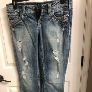 Silver Aiko Jeans